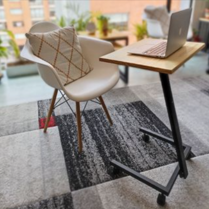 Mesa Auxiliar Rectangular con Altura Graduable para Portátil - ZETA