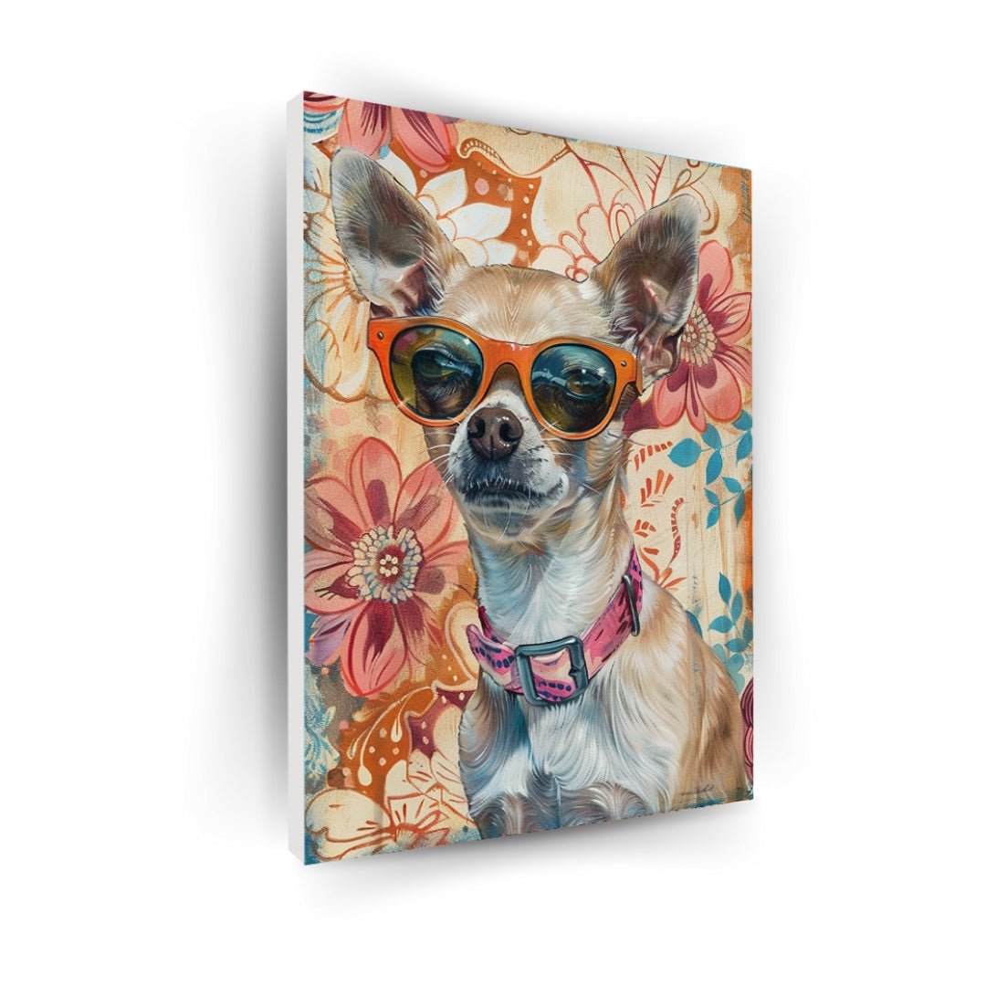 Cuadro Decorativo de Perro Chihuahua - ESTILO CANINO